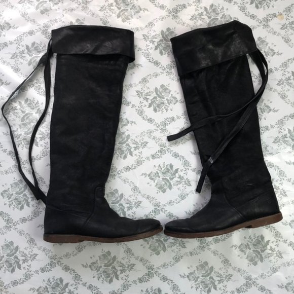 Frye Celia over the knee boot sz 9.5 black - Picture 2 of 8